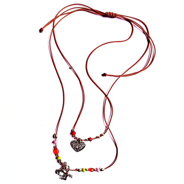 Collanina Cavallo + Cuore