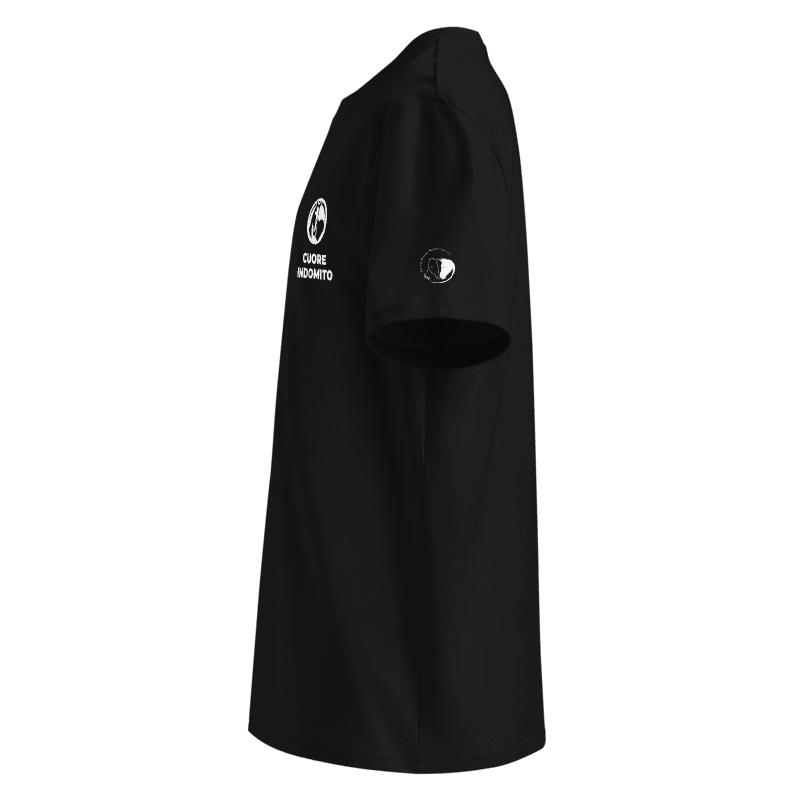 CUORE INDOMITO - Maglietta 100% cotone con logo IHP. Versioni uomo e donna.