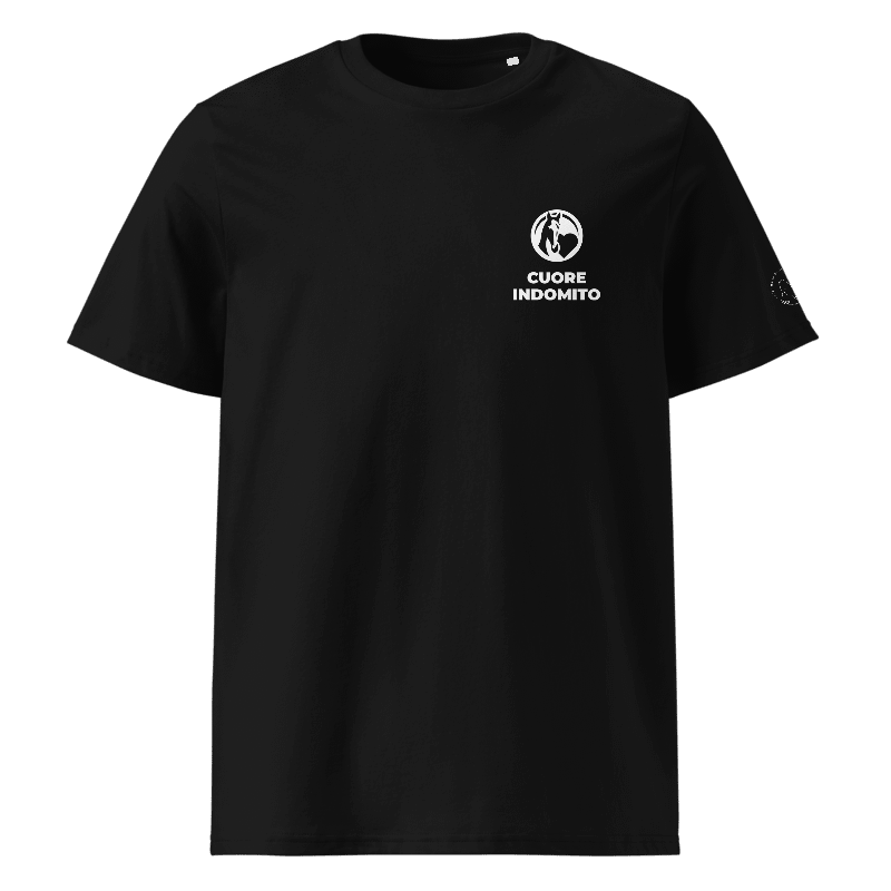 CUORE INDOMITO - Maglietta 100% cotone con logo IHP